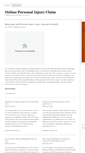 Mobile Screenshot of onlinepersonalinjuryclaim.org